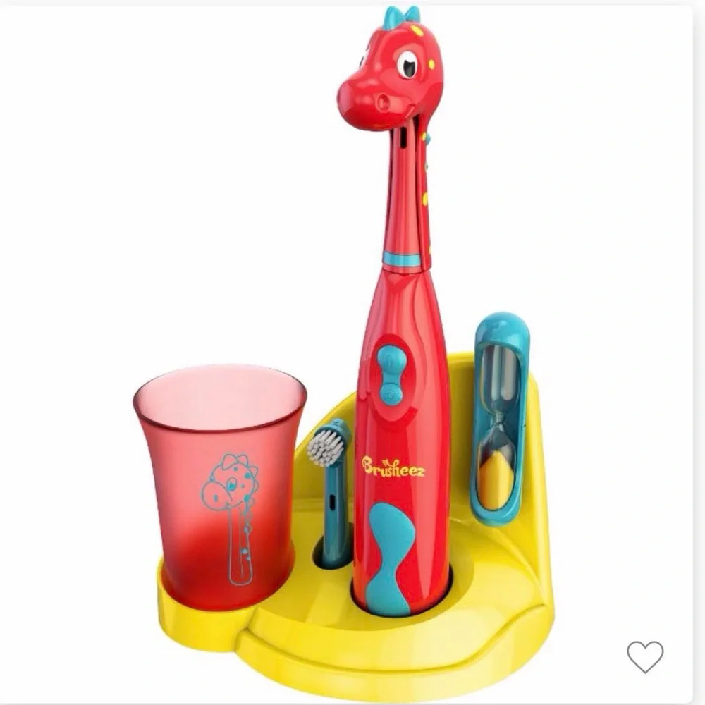 Brusheez Pepper The Dino Electric Toothbrush Set